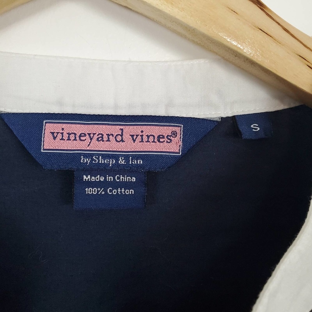Vineyard Vines tunic, blue, small 100% cotton - Picture 4 of 4